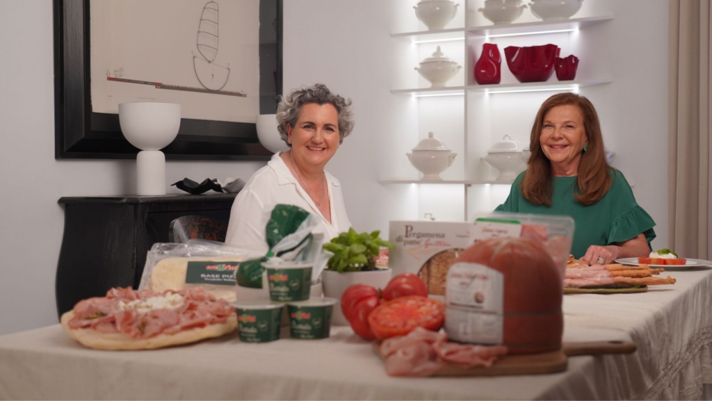 Nicoletta Negrini y Pepa Muñoz_Pizza mortadella e burrata